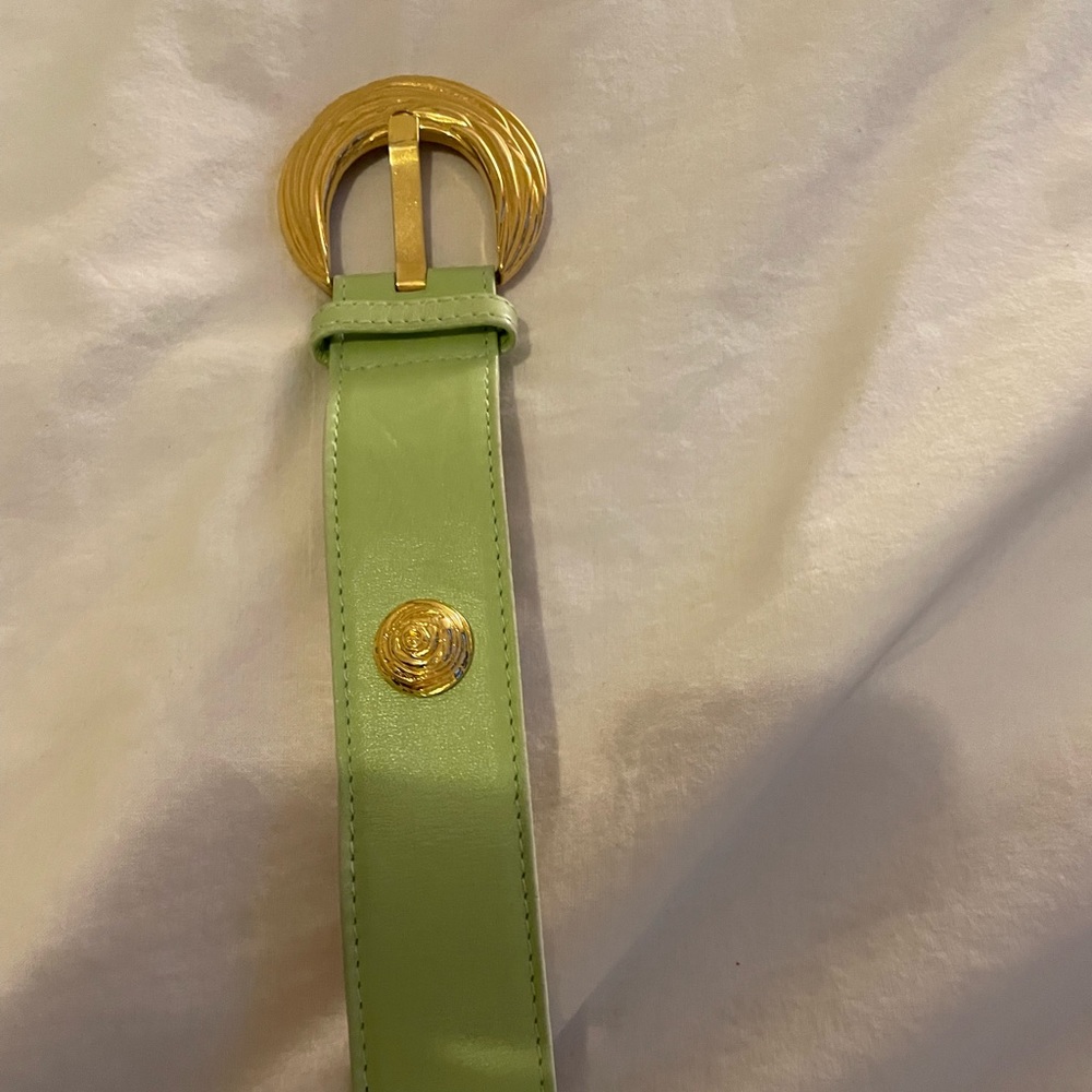 Green escada belt- so unique